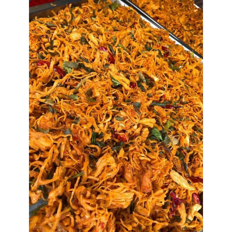 [Freeship 50K] Khô Gà Lá Chanh 100% Thịt Gà Loại 1 Hàng Ngon Nhà Làm